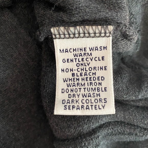 Turnbury Dark Grey 1/4 Zip Pullover Cotton Sweater - Picture 5 of 5